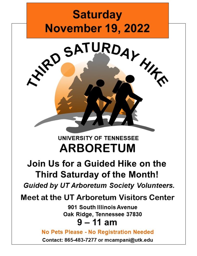 Flyer for Third Saturday Hike